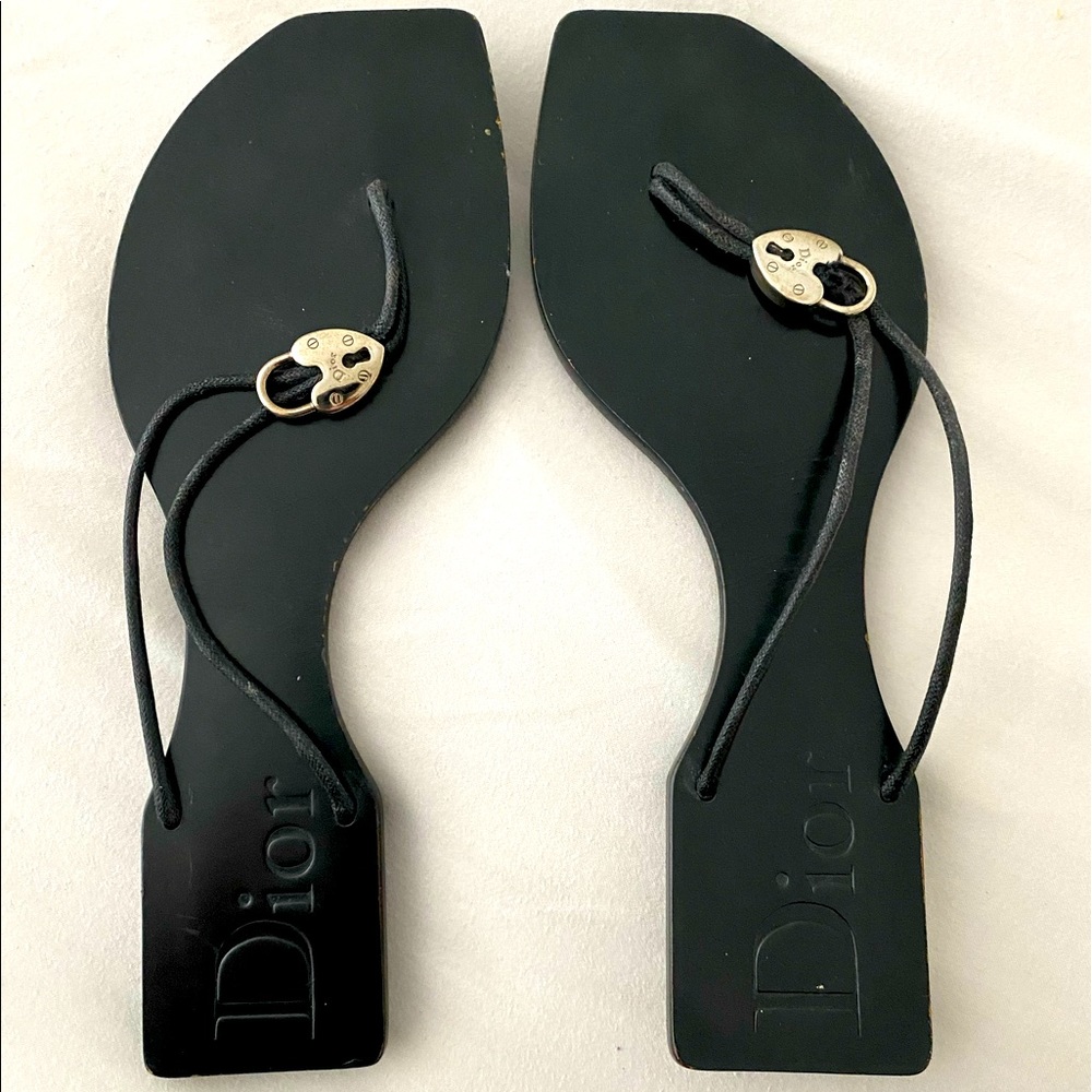 Dior Flats, flip flops